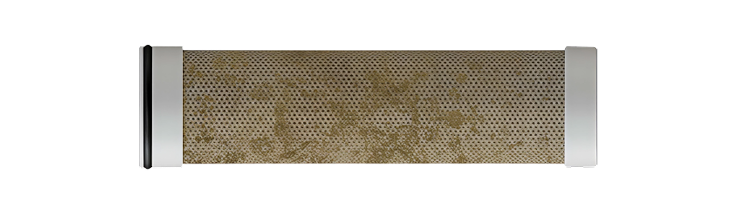 Znečistený ACF filter po 3 mesiacoch používania