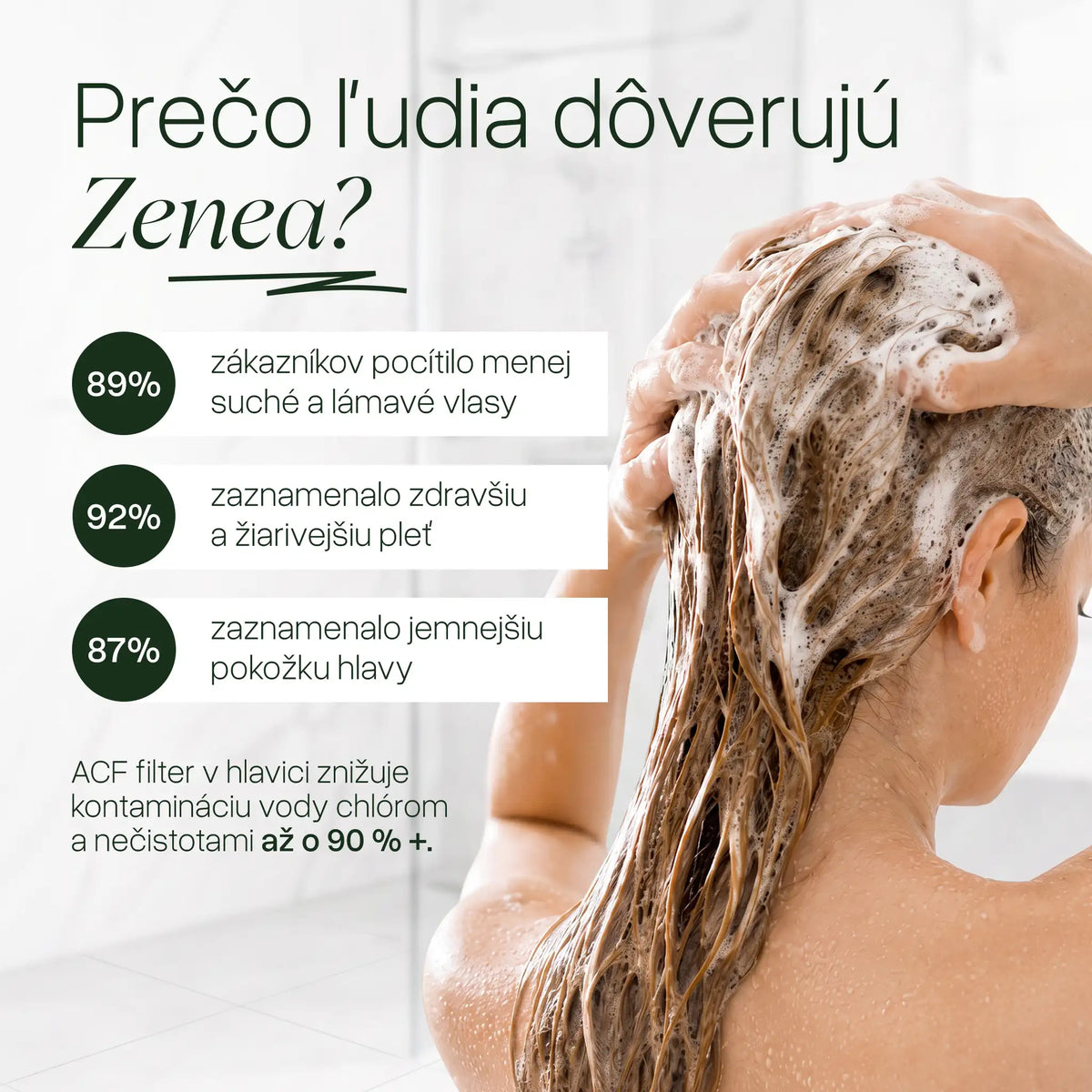 Zenea Filtračná sprchová hlavica
