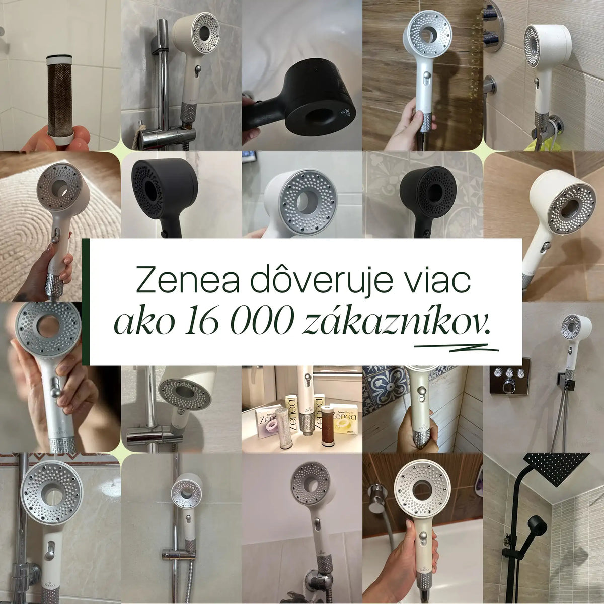 Zenea Filtračná sprchová hlavica